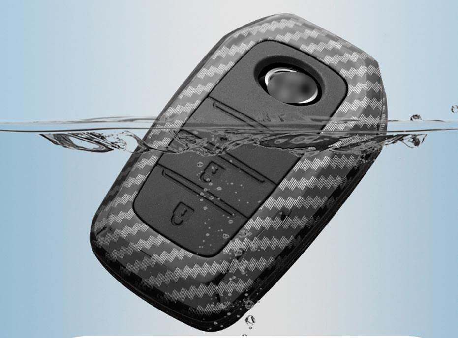 Чехол для смарт-ключа Toyota, защитный чехол для ключа, брелок из АБС-пластика и натурального каучука, карбоновый пластик, TOYOTA New Sienta Yaris YARIS Mark