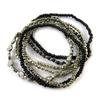 [N8087] - Fancy Bracelet 'Kilimanjaro' Gray Black