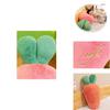 Cute And Colorful Carrot Plush Toy With Rabbit Fur Perfect For Kids And Bedroom Decor
