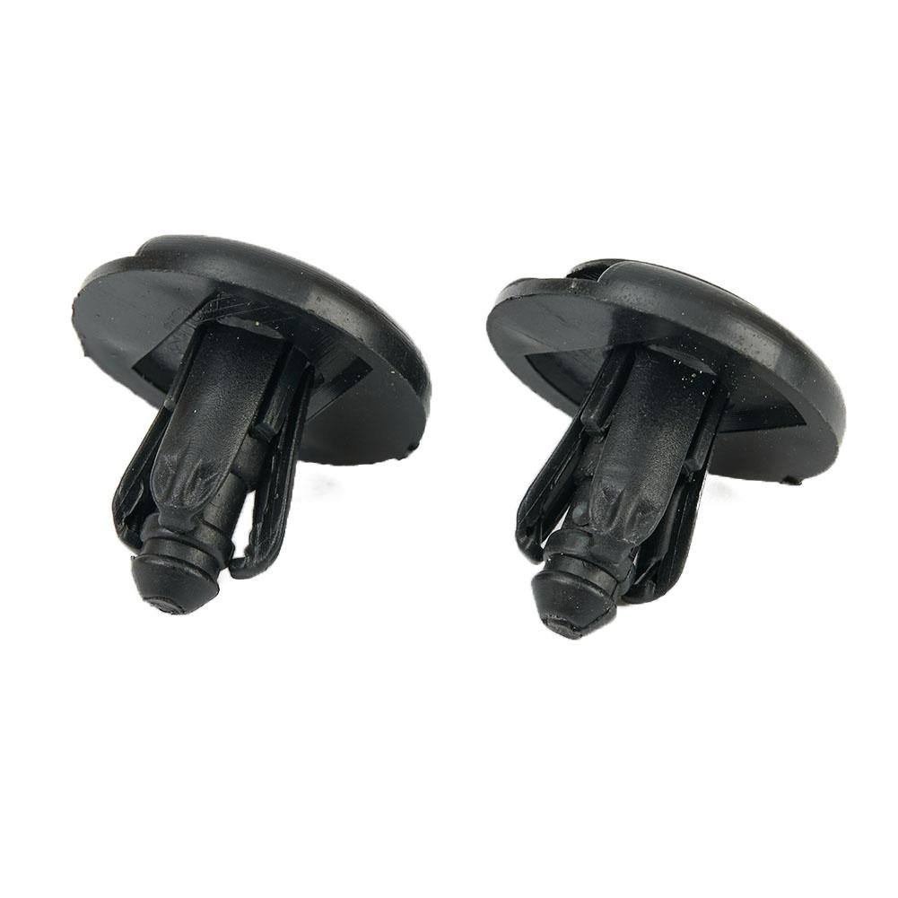 20 шт., диаметр 7 мм, черный, автомобильный бампер, дверная панель, подкрылок, зажимы, фиксатор, пластиковые автомобильные крепежи, заклепки, зажим для Toyota