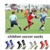 1 Pairs Size 35-40 Children Teenager Breathable Sports Soccer Socks Outdoor Sports Non-slip Silicone Grip Football Socks