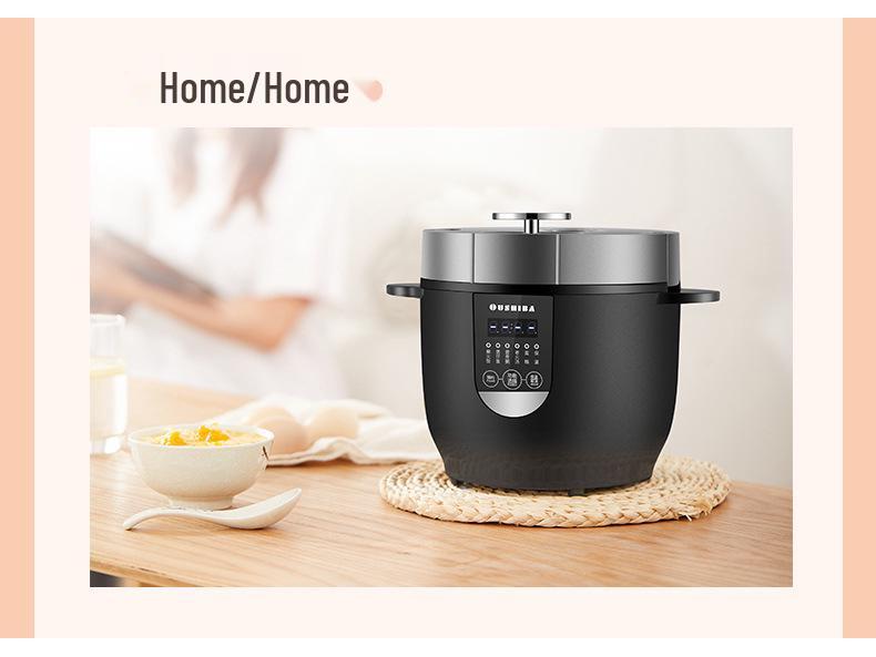 Ouzhibao Smart Dual-Use Rice Cooker Pot, 2L Capacity, 24V/12V for Car and Home.