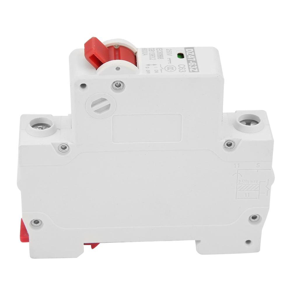 63A   miniature circuit breaker, leakage    , overload, short circuit, small size and light weight, suitable for solar energy, bus box, photov