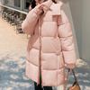 Зимние парки для женщин, длинные пальто, элегантные свободные, толстые, теплые женские куртки, пальто с капюшоном