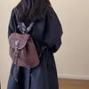 Осенние замшевые рюкзаки для женщин, большая вместимость, студенческие школьные сумки, подходят для путешествий, ежедневных поездок KTB