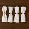 10Pcs Gold Metal Napkin Ring Minimalist Style Napkin Holder Glossy Serviette Buckles  Weddings