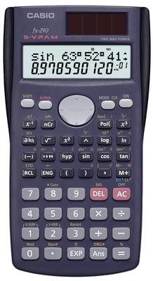 Casio Дисплей научного калькулятора 199 2-значных функций/функций fx-290-N