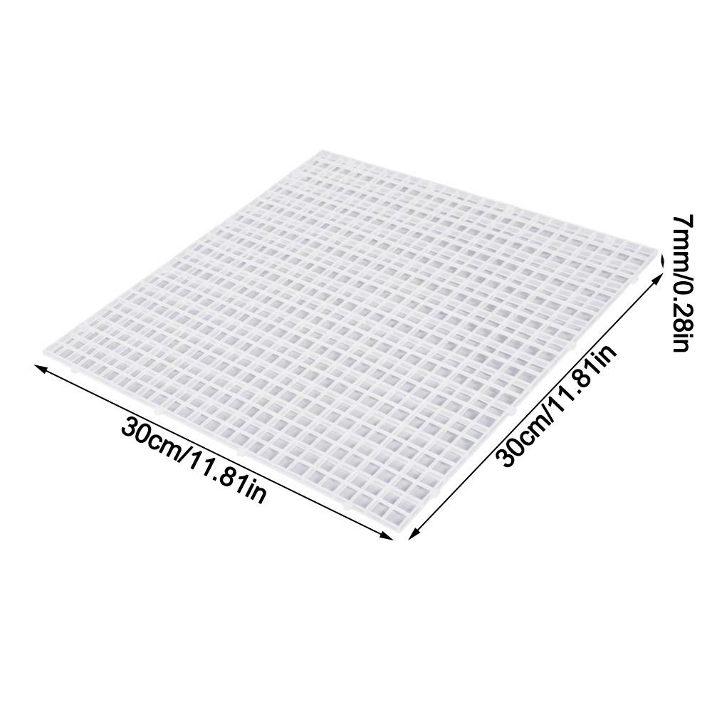 Прочная разделительная пластина для аквариума 30x15/30x30 см, съемная, соединяемая, пористая решетчатая пластина-разделитель, пластина для донного фильтра для аквариума