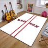 Red Sox Logo Design Rug Patterned carpet, non slip mat suitable for living room and bedroom sofas