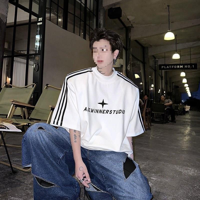 Мужская холщовая рубашка с карманом