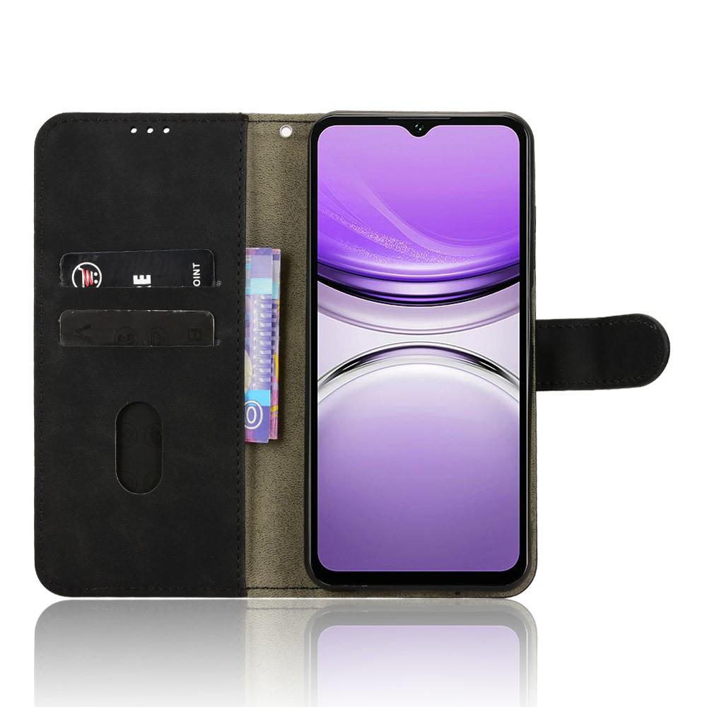 Кожаный чехол-книжка для Oukitel C2, ощущение кожи, противоударный, с кошельком, подставкой