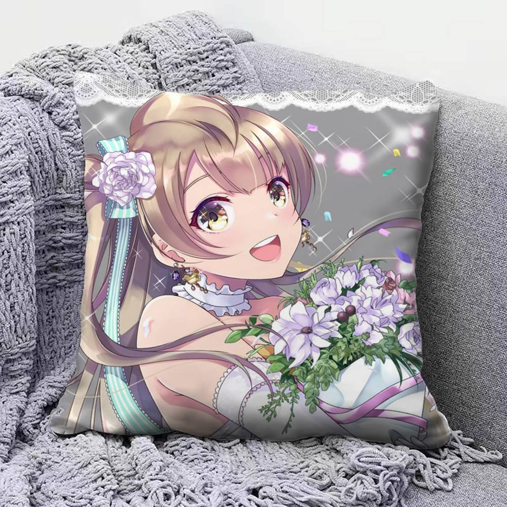 Minami Kotori Anime Girl Love Live  Home Sofa Cushion Covers and Aecorative Custom Pillow Covers