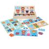 Wooden bear changing clothes animal changing clothes jigsaw kindergarten boys and girls darling Jigsaw Puzzle Children's puzzle
