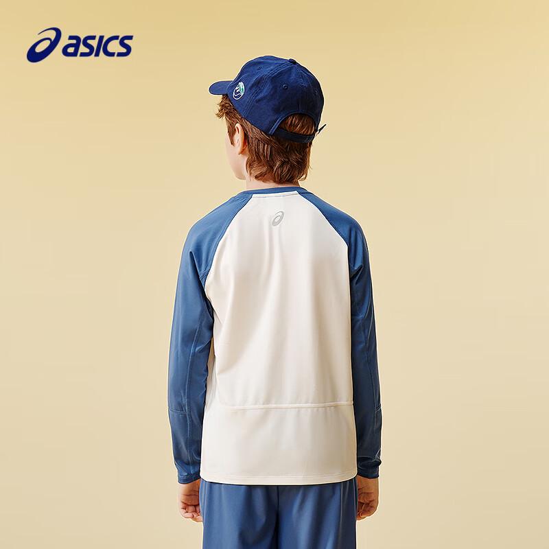 Asics Детская футболка с длинным рукавом Color Block, быстросохнущая