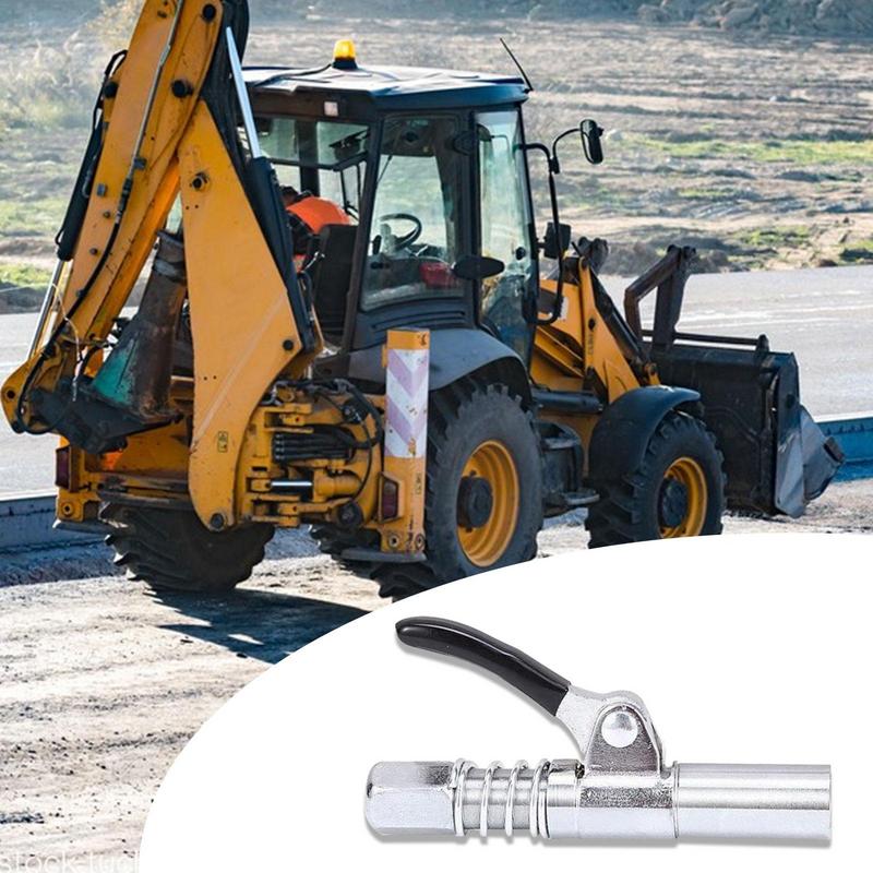 Инструмент для пресс-масленки, шестеренчатый тип, смазочная муфта, замок, шесть пластин, стопорное устройство, 10000 фунтов на квадратный дюйм, быстрое запирание и освобождение