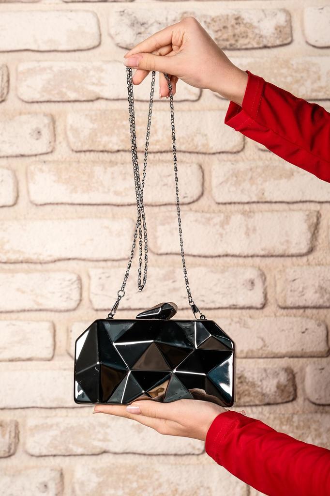 Women's Stylish and Useful Evening Dress Bag Metal Silver Women's Evening Dress Bag