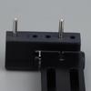Adjustable Door Flag Hinge Triad with Aluminium Buffer for Double Glazing Doors