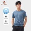 Camel Унисекс Спортивная футболка с коротким рукавом, быстросохнущая