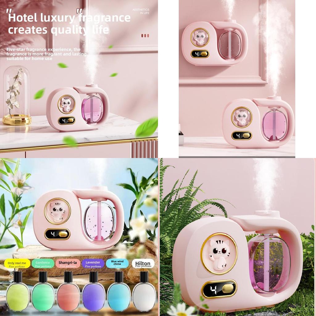 Аромадиффузор на тему животных с перезаряжаемым безводным умным маслом для домашнего использования