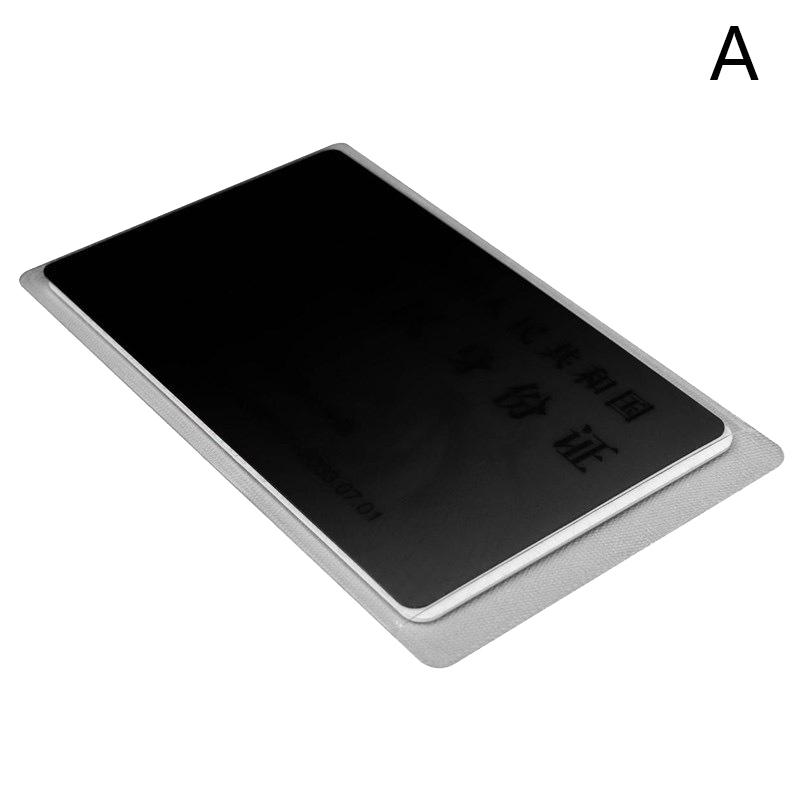 Практичные защитники личной информации Многоцелевой чехол для банковской карты, удостоверения личности, защиты конфиденциальности Прочный ПВХ, защита от подглядывания, карт H