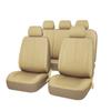 2/4/9PCS Luxury PU Leather Auto Universal Car Seat Covers Interior Accessories Full Set Black Car Seat Cushion Covers Automotive Seat Protector Covers