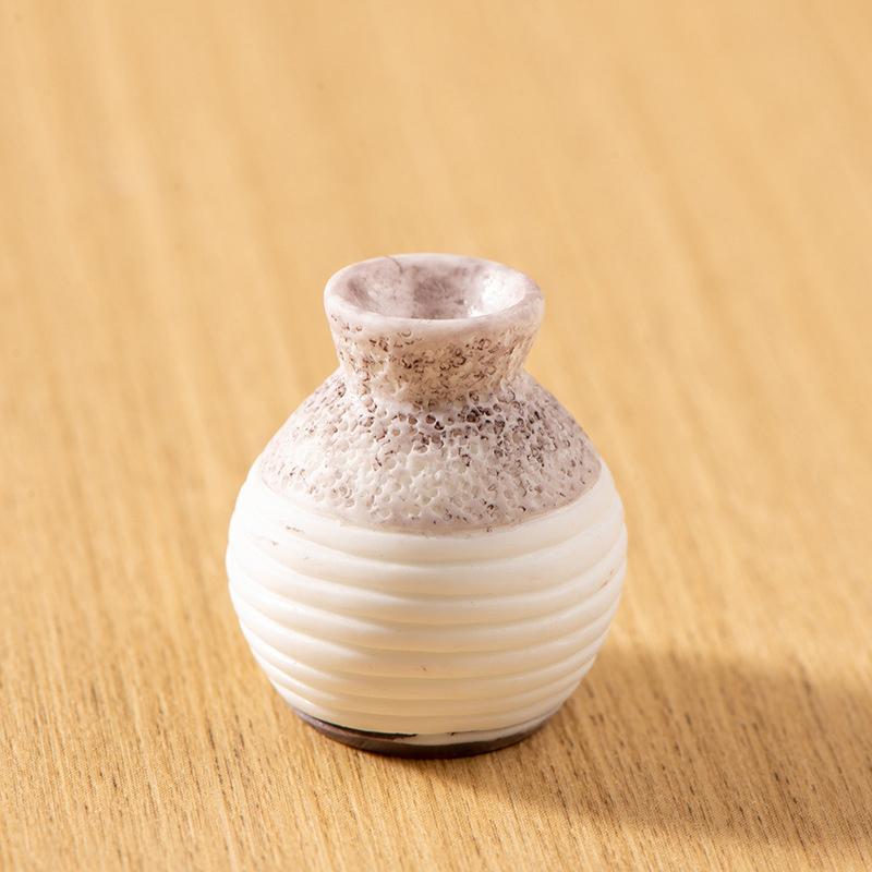 1:12 кукольный домик, миниатюрная антикварная ваза, цветочная композиция, бутылка с маленьким горлышком, пустая ваза, домашний декор для сада, аксессуары для кукольного дома