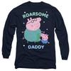 Peppa Pig Unisex Adult Roarsome Daddy Pig Long-Sleeved T-Shirt