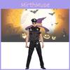 Halloween Stage Costume For Men With Pure Color Design For Theatrical Performance