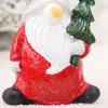Рождественский гном, украшение из смолы, рождественский гном, эльф, статуэтка, домашний декор для стола, стоящая