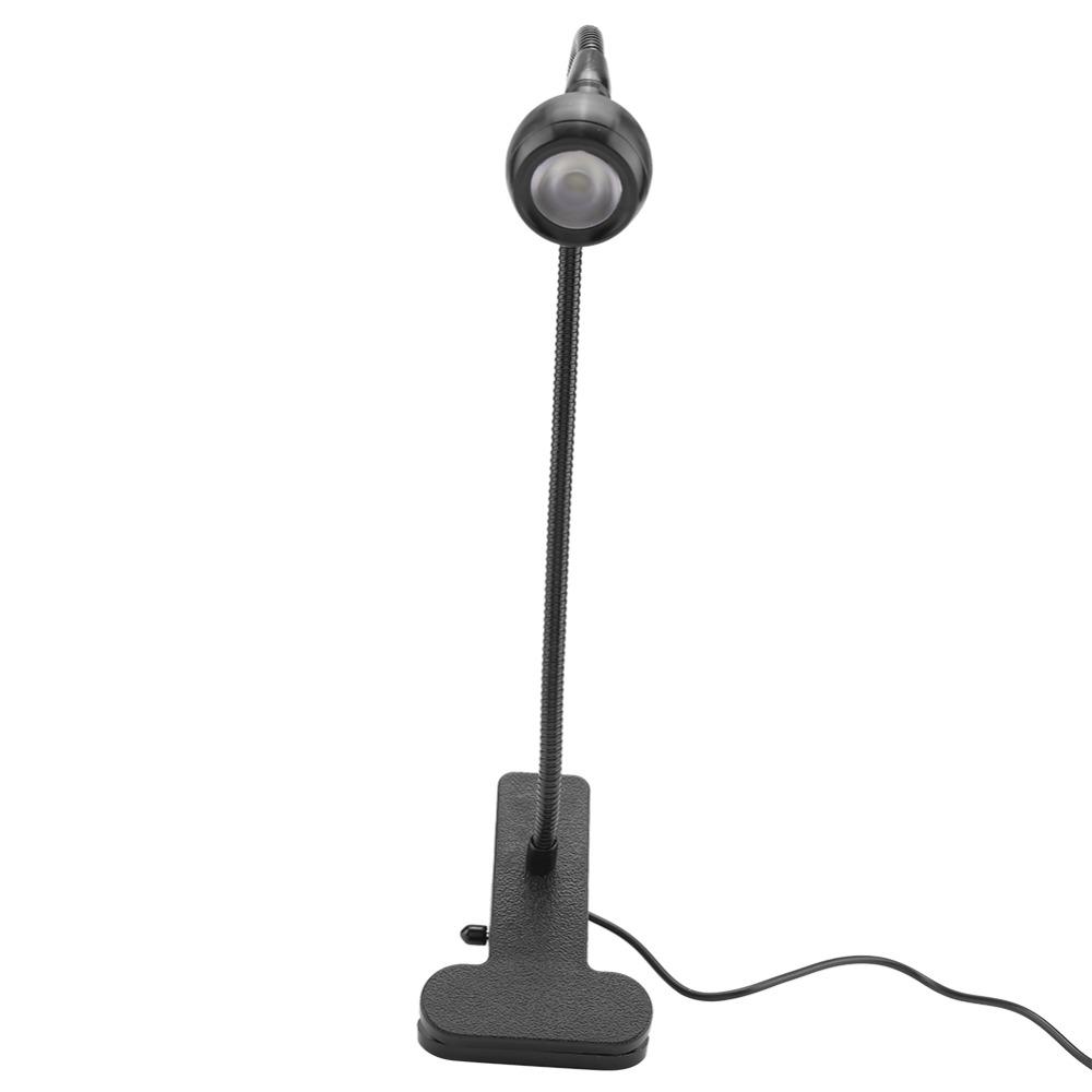 USB Powered USB LED Table Light Adjustable Gooseneck LED Clip On Light Mini Desk Night Lamp  Study