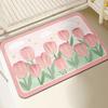 Quick Dry Diatomite Soft Bath Mat Super Absorbent Non Slip Floor Rug for Bathroom Toilet and Shower Entrance Home Versatile Mat