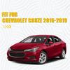 Left Side Corner Mirror Triangle Molding Fender Trim For Chevrolet Cruze 2016-19