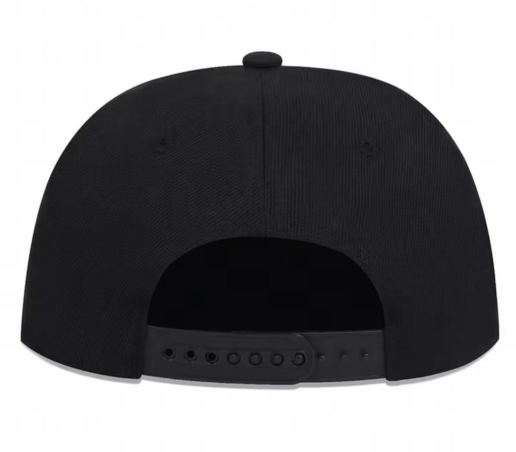 Sproutsy Snapback Cap, Embroidered Bear Illustration, Black, Outdoor Hat, Kids' (JP, Number Size, 52.0 Cm, Black)