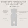 Anti-Sweat Car Seat / Car Carrier Pad 0-2 Years Beige