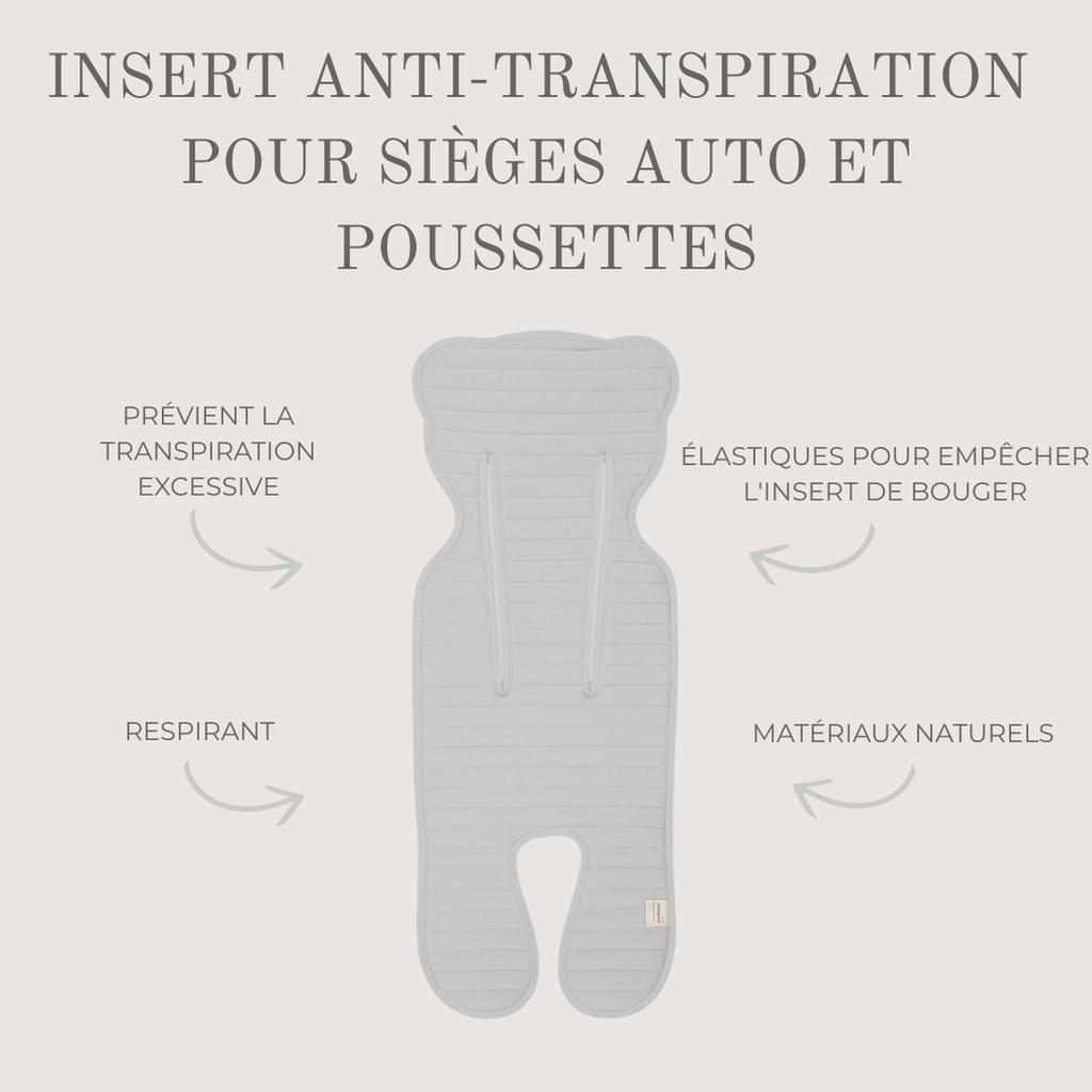 Anti-Sweat Car Seat / Car Carrier Pad 0-2 Years Beige