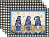 Счастливая Ханука Гномы Клетчатый Льняный Скатерть Домашний Декор Ханукальная Менора Скатерти для Обеденного Стола Декор для Праздничной Вечеринки в честь Еврейского Праздника