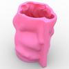 Хорошая силиконовая форма 3D Милая Девочка Горшок для цветов Форма DIY Рукоделие Гипс Свеча Кристалл Эпоксидная смола Форма Для декора