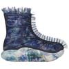 Collina Strada X Ugg Синтетическая кожа Легкие ботильоны на молнии Женские ботильоны Темно-синие-Цветочный 1170430-DFL