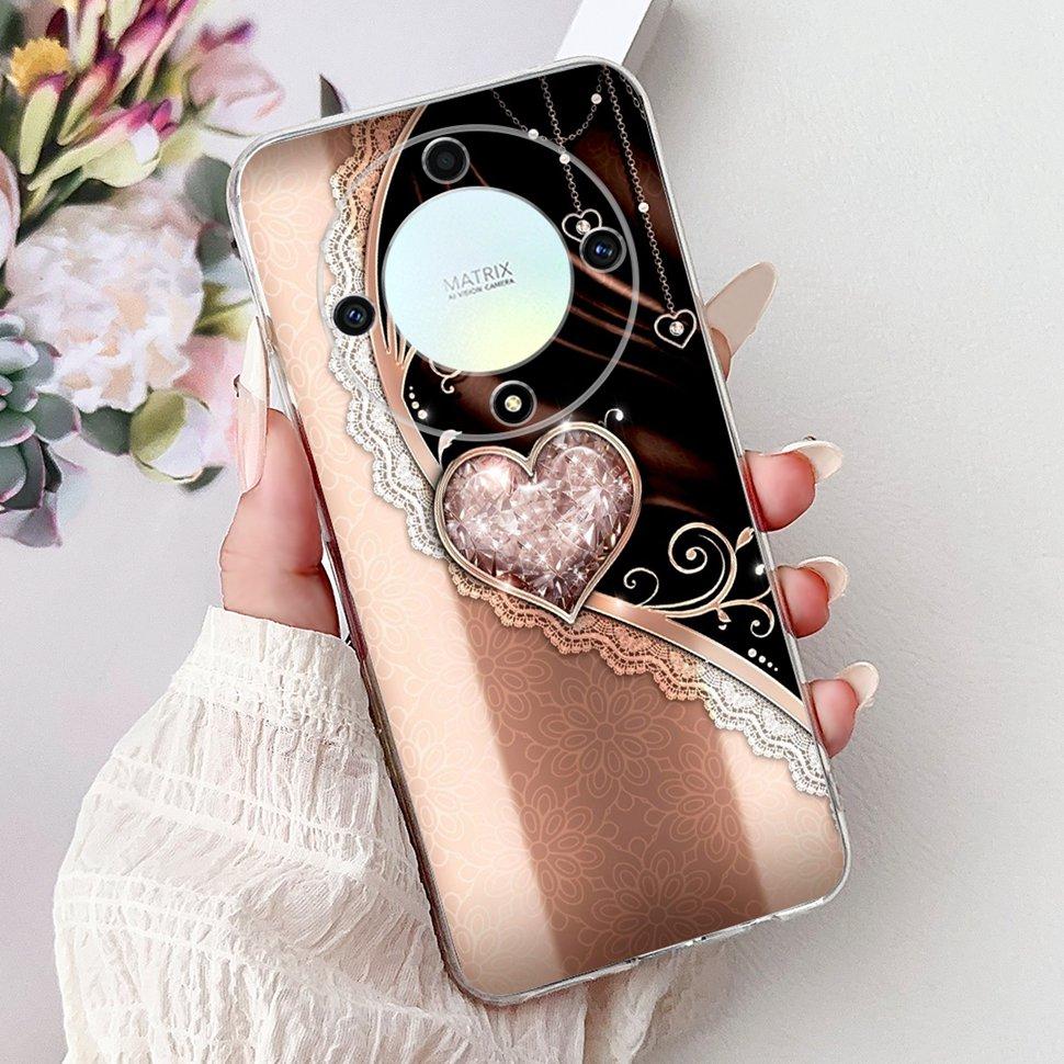 For Honor X9a 5G Case RMO-NX1 Beautiful Butterfly Soft Silicone Phone Cases For Honor X 9a X9a 2022 Back Cover Bumper 6.67"
