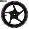 For Z800 Z 800 reflective motorcycle accessories stickers 17 inch front and rear rim decals off-road fairing decoration