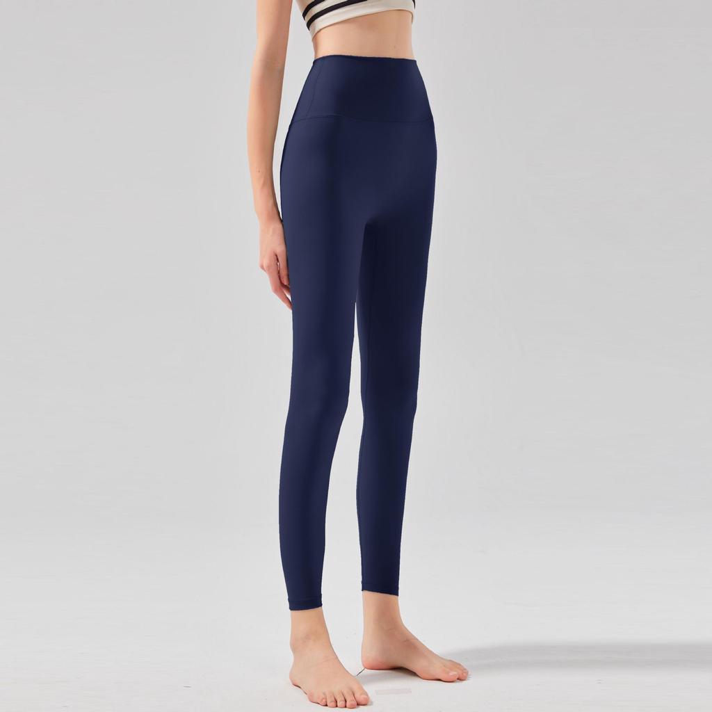 New Seamless High-Waist Yoga Pants: Nude Feeling, No Lines, Tight Fit for Women