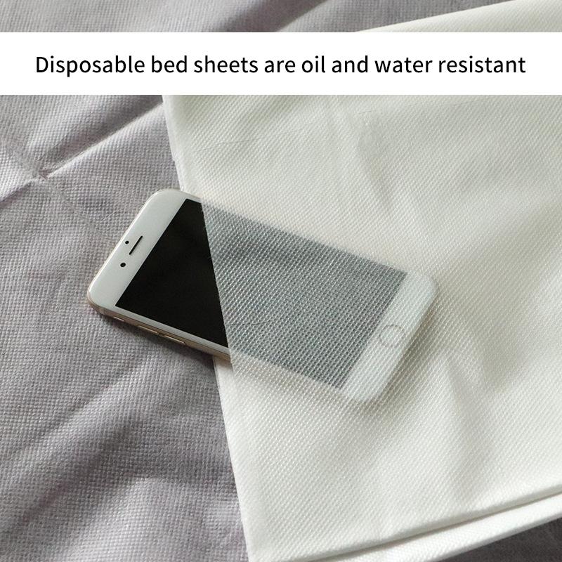 Одноразовая простыня для салона красоты, спа, тонкая утолщенная простыня из нетканого материала, дышащая, водонепроницаемая, для путешествий, отелей
