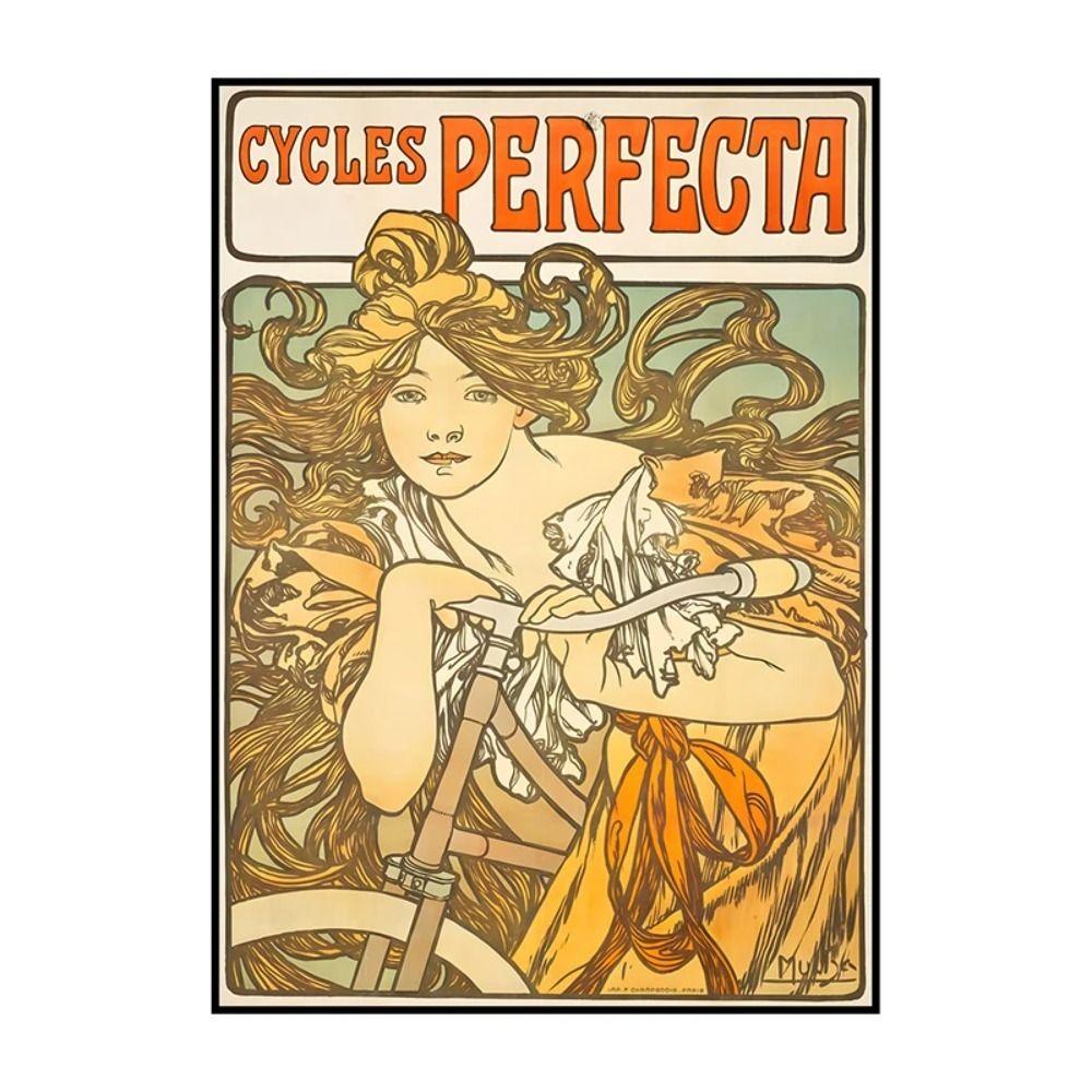 Винтажная жестяная вывеска Женщина в стиле Арт-Нуво Ретро Металлическая панель Декор для домашнего бара Кафе