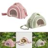 Hamster Travel Carrier Bag Squirrel Travel Handbag Traveling with Mesh Window for Small Animals Mice Squirrel Bunny Hamster