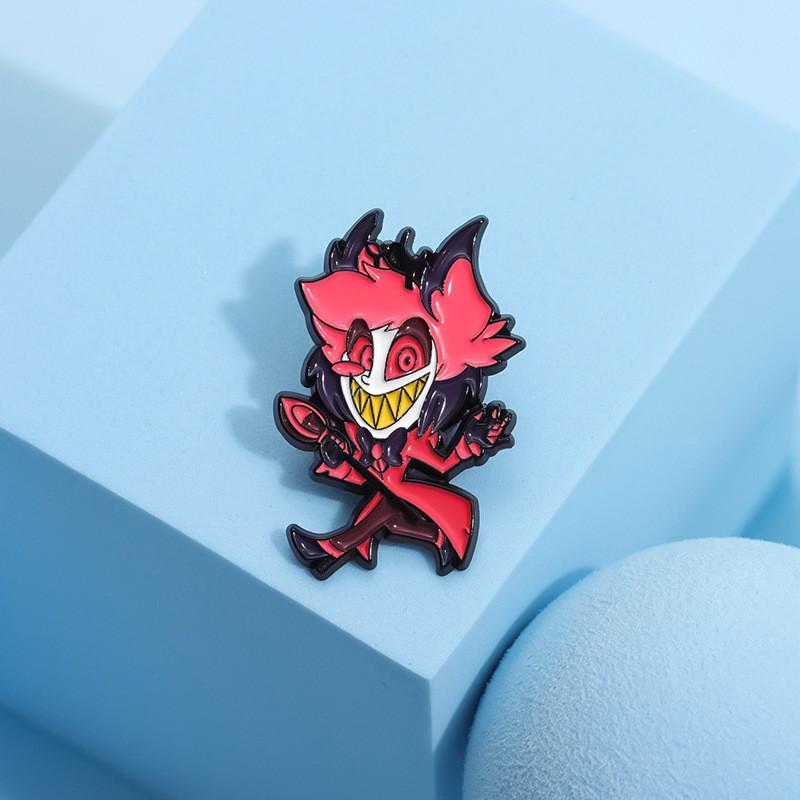 Забавная мультяшная брошь с красочной эмалью, идеально подходящая для моды и коллекционирования