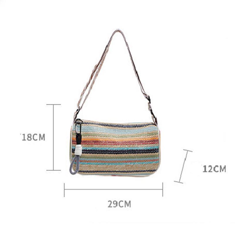 Повседневная женская плетеная легкая сумка через плечо для женщины, дизайнерская роскошная сумка под мышкой KTB