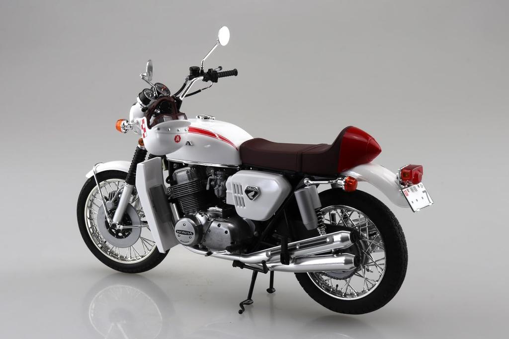Aoshima Bunka Kyozaisha Wild 7 The Bike Series CB750FOUR Масштабная пластиковая модель No.SP Toba-chan's 1/12 (Мотоцикл)