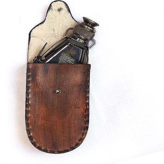 Small Single Brass Marine Vintage Binocular R, J Beck London 1857 Replica Model Antique Brass Finish