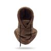 Windproof Plush Sherpa Hood Thickened Ski Mask Hat Fashion Face Cover Cap  Outdoor Sports