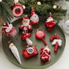 Christmas Santa Claus Figurine Pendants - Plastic Holiday Decorations In Stock